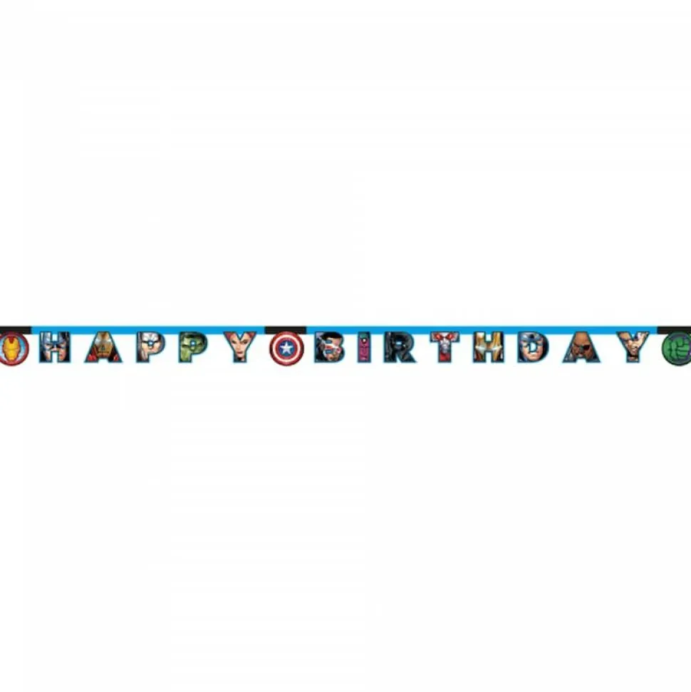 Avengers Happy Birthday Girlander