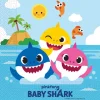 Baby Shark Servietter, 20 stk