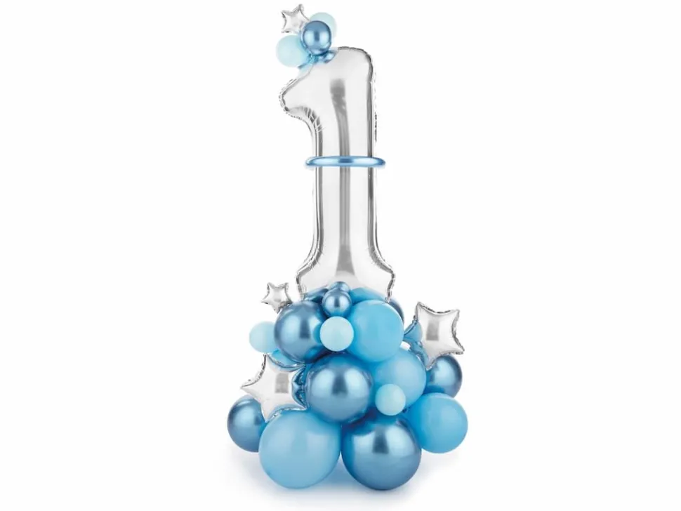 Ballongdekorasjon 1 år Blå