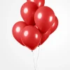 Ballonger Rød, 30 cm, 10 stk