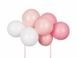 Ballong kaketopp rosa
