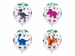 Ballongpakke, Dino 30 cm, 6 stk