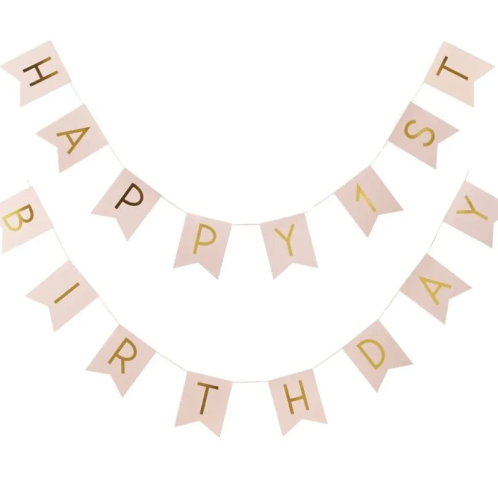 Banner Happy 1. Birthday, 2,5m