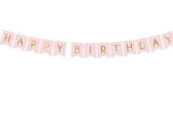 Banner Happy Birthday Rosa, 175 x 15 cm