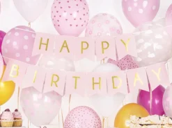 Banner Happy Birthday Rosa, 175 x 15 cm