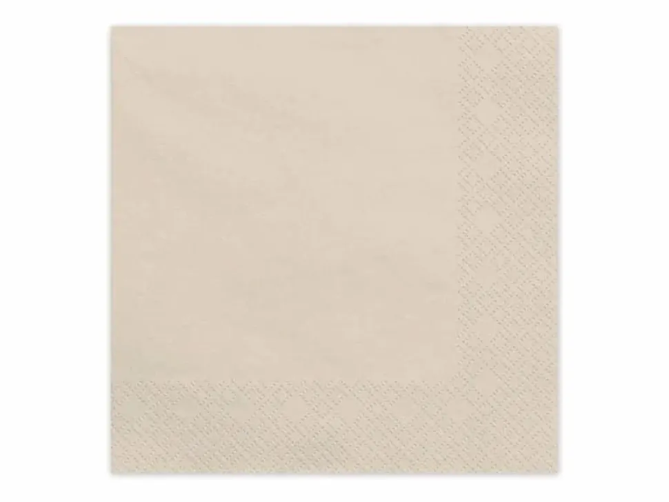 Beige Servietter, 20 stk.