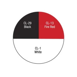 Ben Nye Red, White & Black Wheel