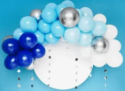Blå ballong girlander, 200cm