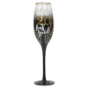 Champagneglass 20, Sort/Gull
