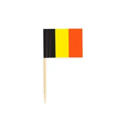 Cocktailflagg Belgia, 50 stk