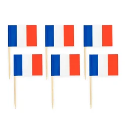 Cocktailflagg Frankrike, 50 stk