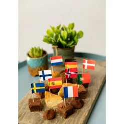 Cocktailflagg Internasjonalt, 50 stk