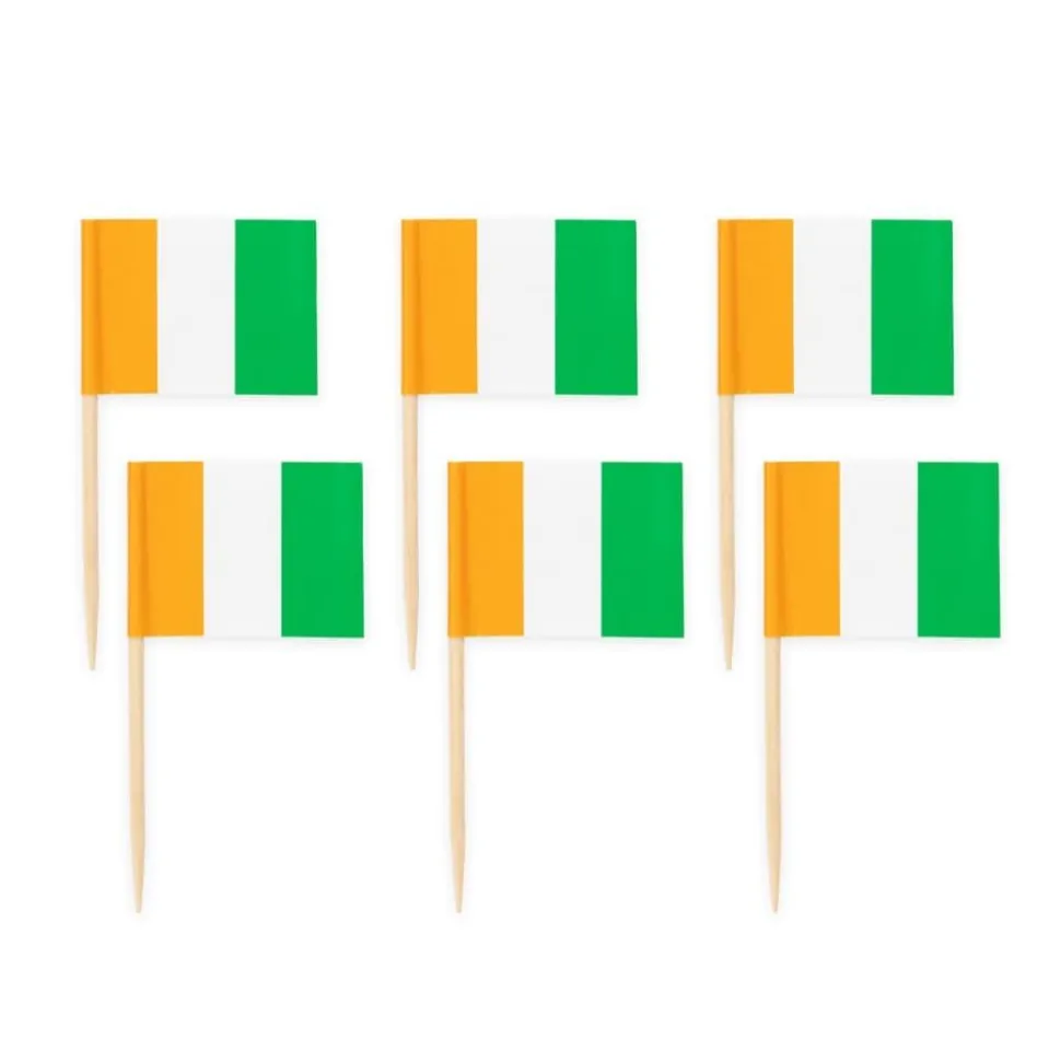Cocktailflagg Irland 50 stk