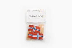 Cocktailflagg Norge, 50 stk