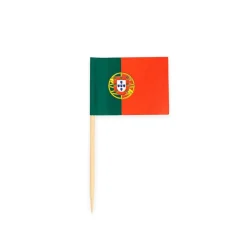 Cocktailflagg Portugal, 50 stk