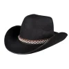 Cowboyhatt barn Sort