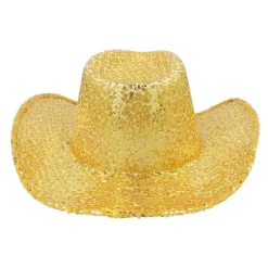 Cowboyhatt Rodeo Party Gullpaljetter