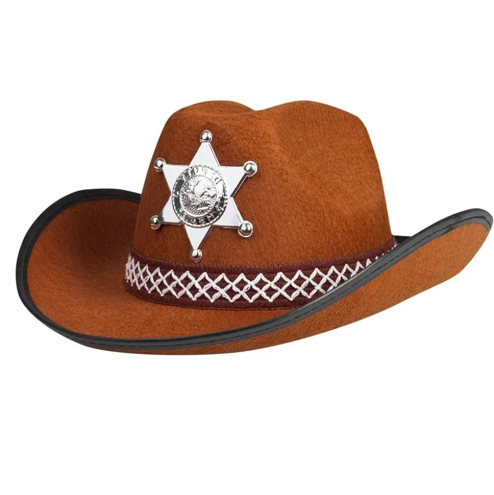 Cowboyhatt Sheriff Junior Brun