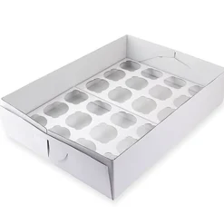 Cupcakeeske til 12 stk, 9 cm høy