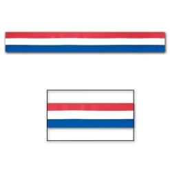 Dekorasjonstape, Rødt/Hvitt/Blått