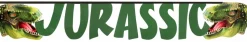 Dinosaur Banner Jurassic, 15cm x 3,8m