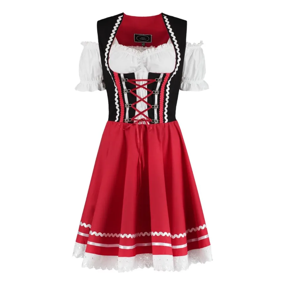 Dirndl Frieda Rød