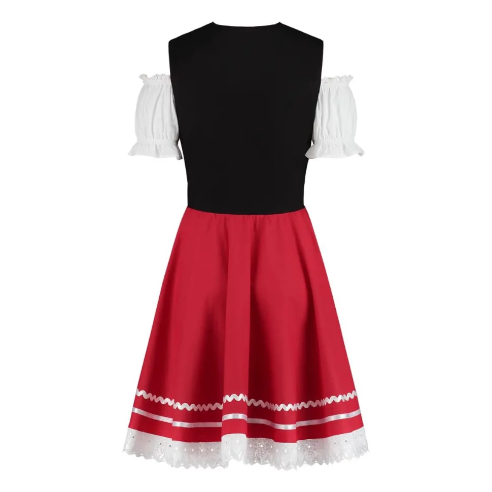 Dirndl Frieda Rød
