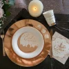 Eid Mubarak Rosegull Tallerkener, 10 stk