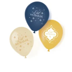 Eid Ramadan Lateksballonger 6 stk