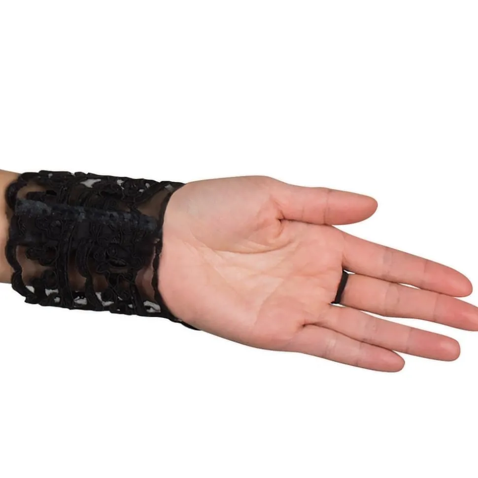 Fingerløse blondehansker