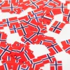 Flaggkonfetti Norge, 150 stk