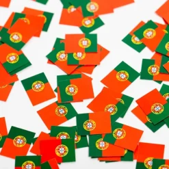 Flaggkonfetti Portugal, 150 stk