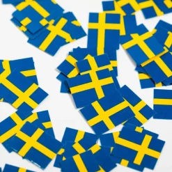 Flaggkonfetti Sverige, 150 stk