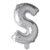Folieballong Bokstav Sølv 41cm