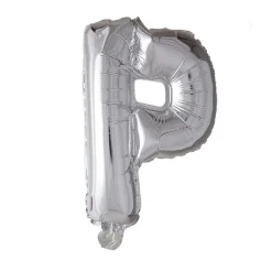 Folieballong Bokstav Sølv 41cm