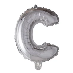 Folieballong Bokstav Sølv 41cm