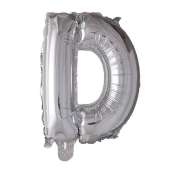 Folieballong Bokstav Sølv 41cm