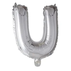 Folieballong Bokstav Sølv 41cm