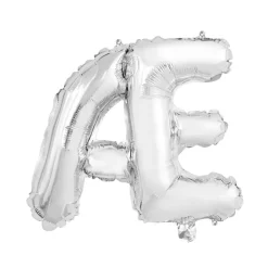 Folieballong Bokstav Sølv 41cm