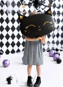 Folieballong Juniorshape Svart Katt 48x36cm