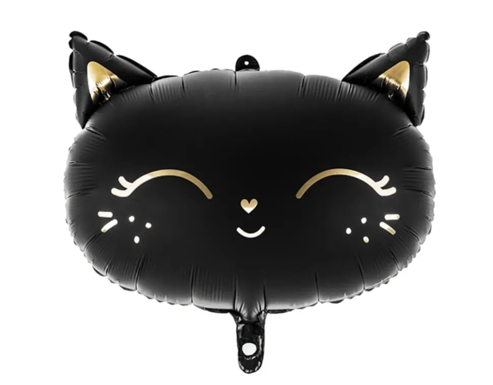 Folieballong Juniorshape Svart Katt 48x36cm