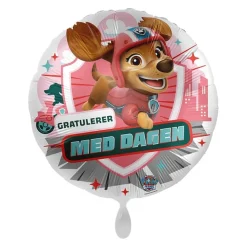 Folieballong Standard, Gratulerer med Dagen, Paw Patrol Liberty