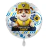 Folieballong Standard, Gratulerer med Dagen, Paw Patrol Rubble