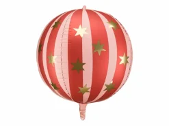 Folieballong Stjerner Rød, 75cm