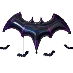 Folieballong stor flaggermus 114 cm