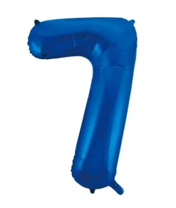Folieballong tall blå 86cm