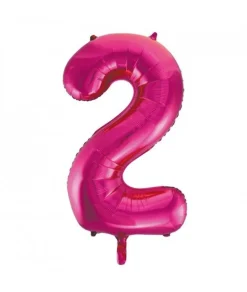 Folieballong tall rosa 86cm