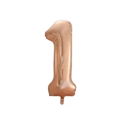 Folieballong Tall Rosegull 86cm