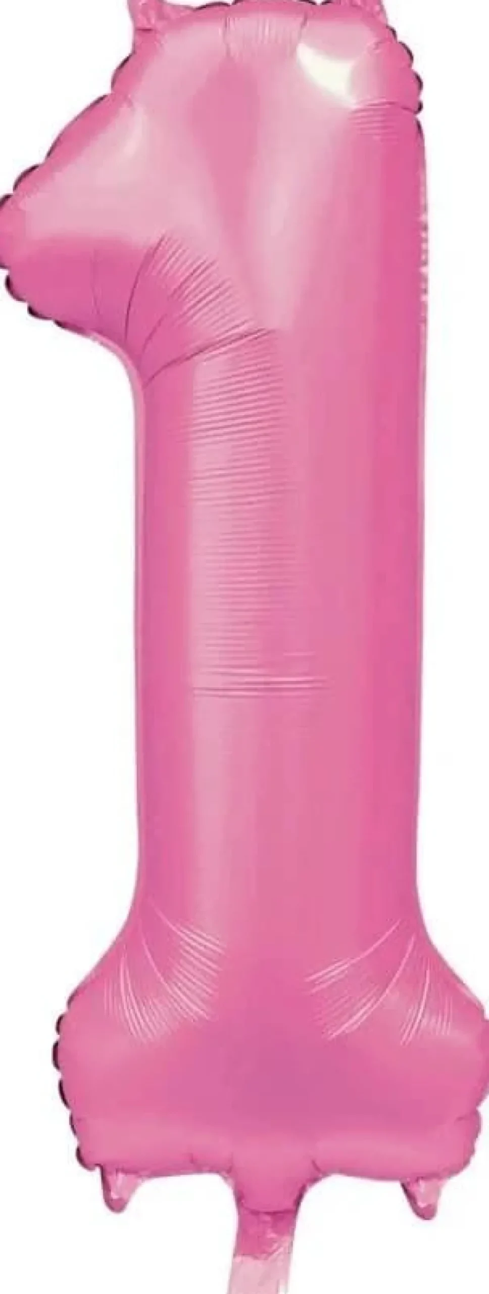 Folieballong Tall Sateng Lys Rosa 86cm