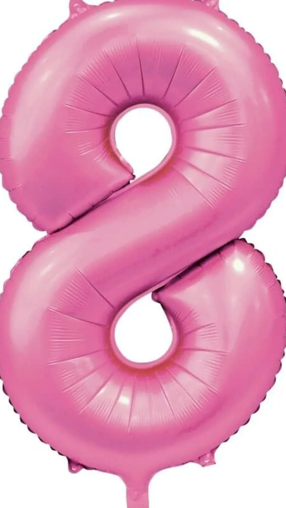 Folieballong Tall Sateng Lys Rosa 86cm
